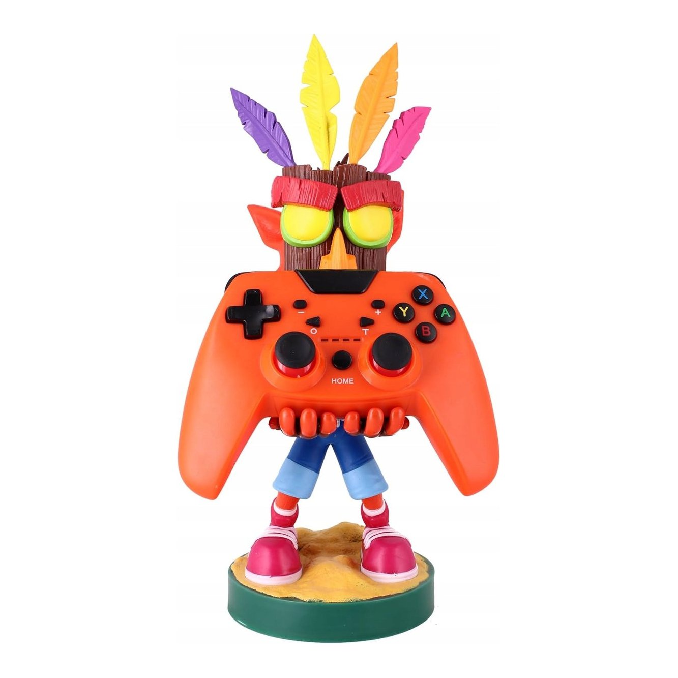 Crash Bandicoot Aku Aku stojak na pad i telefon 24 cm