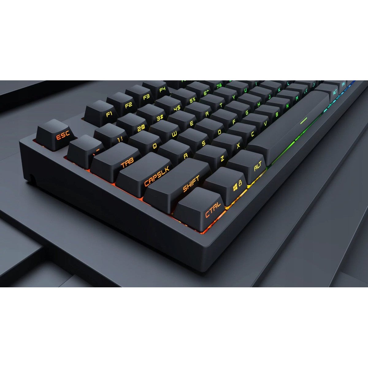 Klawiatura Mechaniczna Dark Project - Pro KD104 ABS Gateron Optical 2.0 Red