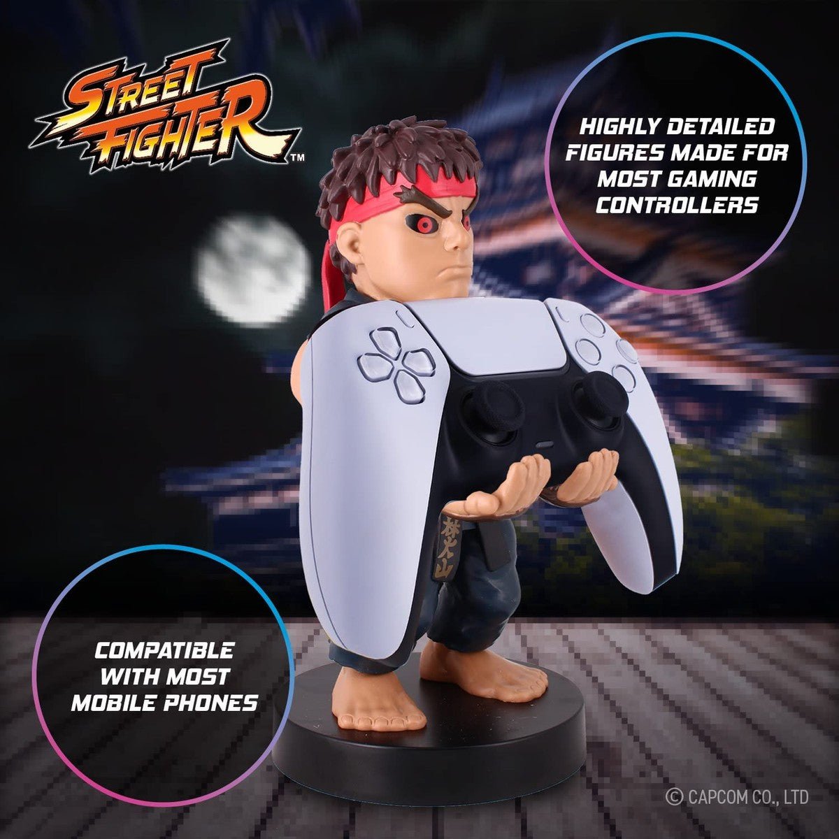 Stojak - Street Fighter Evil Ryu - na pad lub telefon - Cable Guys
