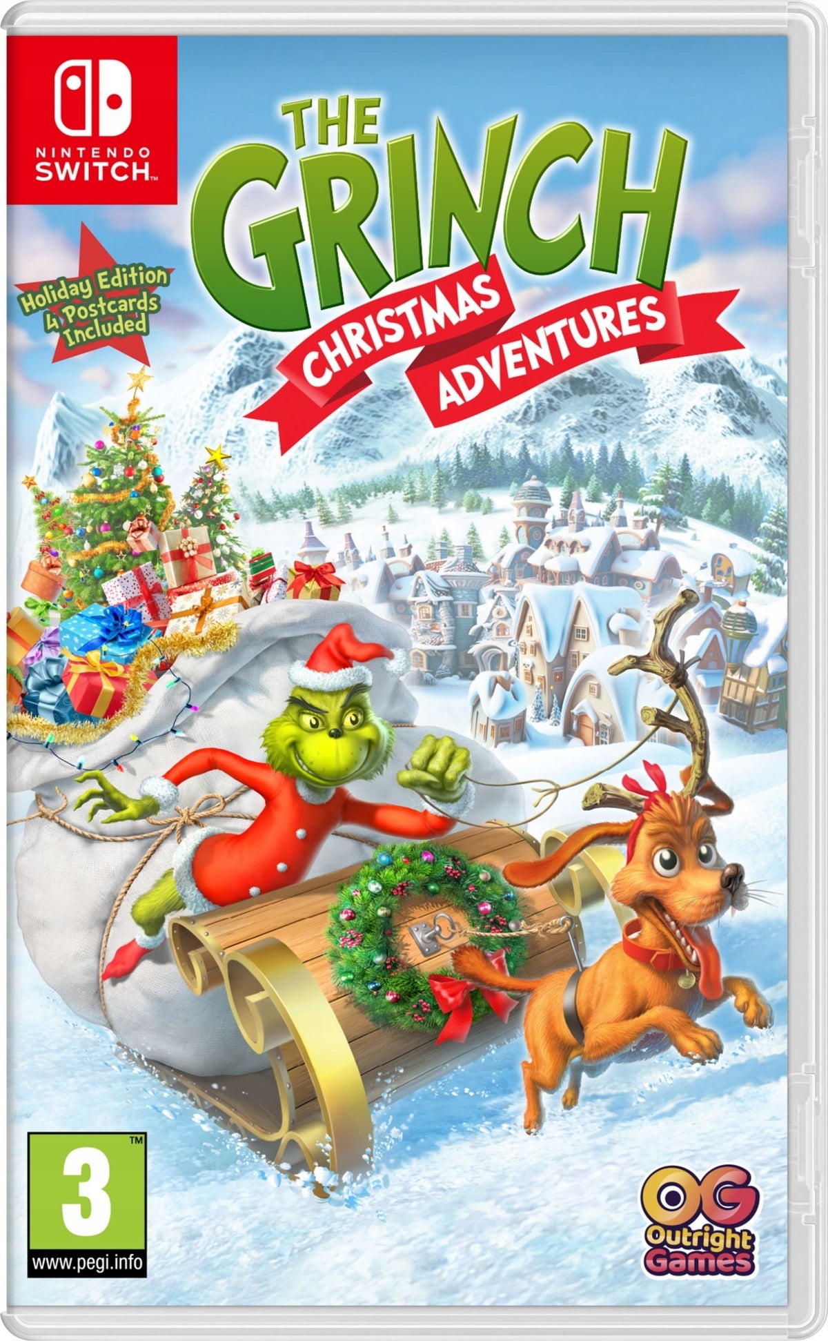 The Grinch: Christmas Adventures - Nintendo Switch - PL + pocztówki