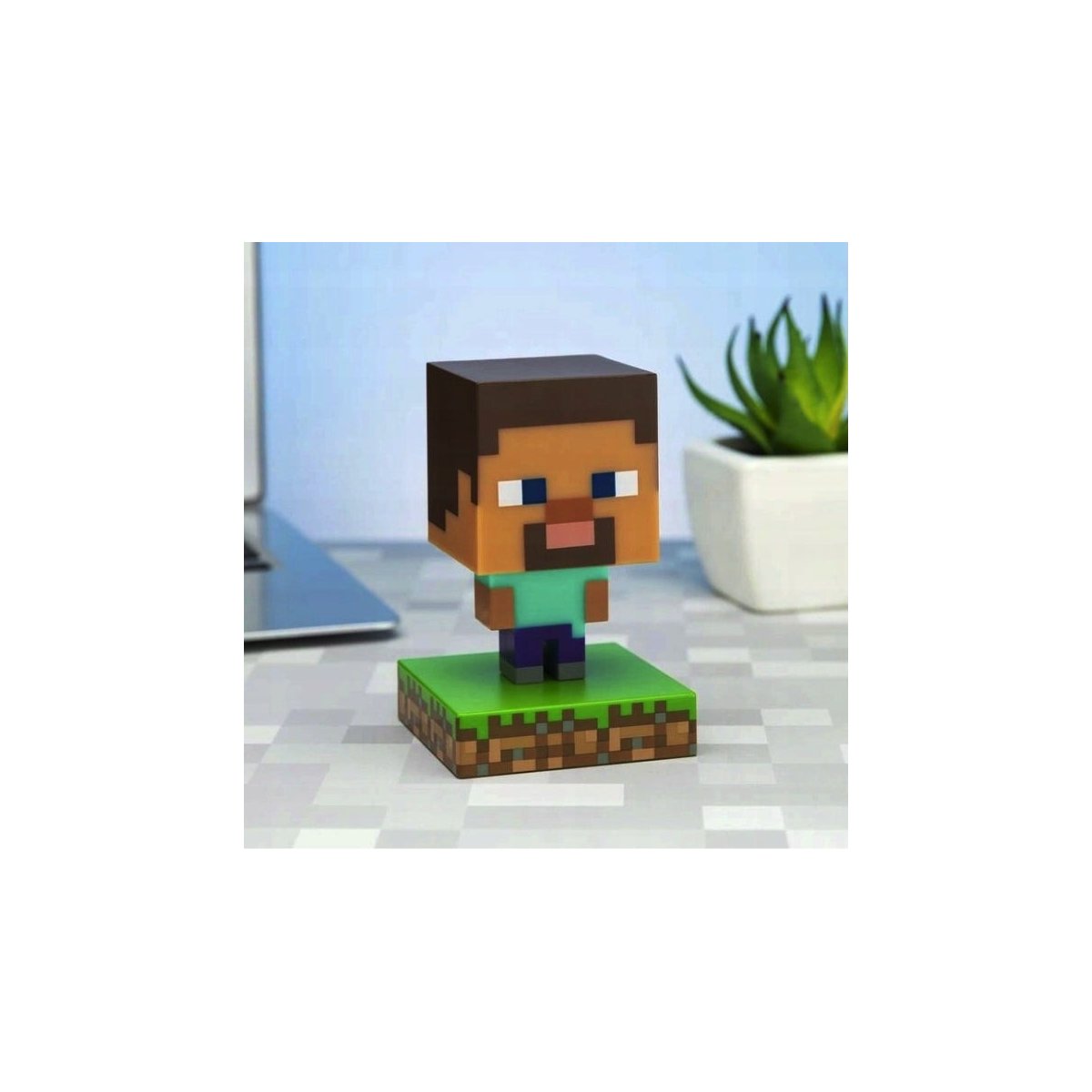 Lampka Minecraft - Steve 3D