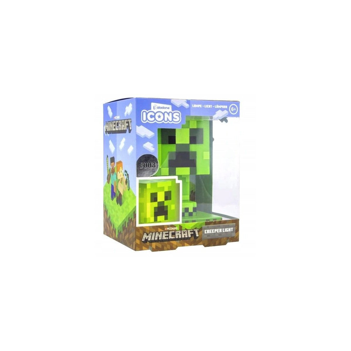 Lampka Minecraft - Creeper 3D