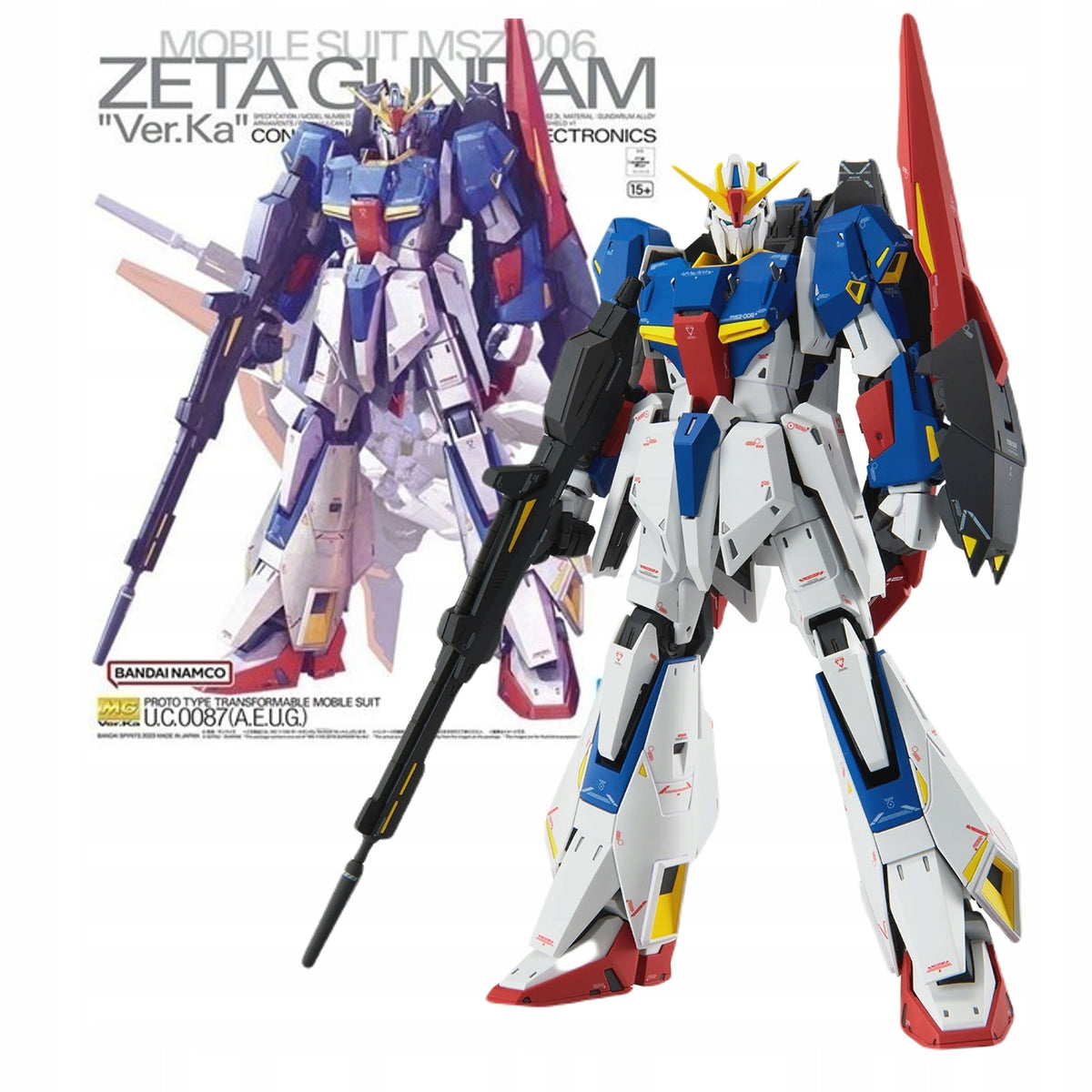 Zeta Gundam Ver.Ka – model Bandai MG 1:100