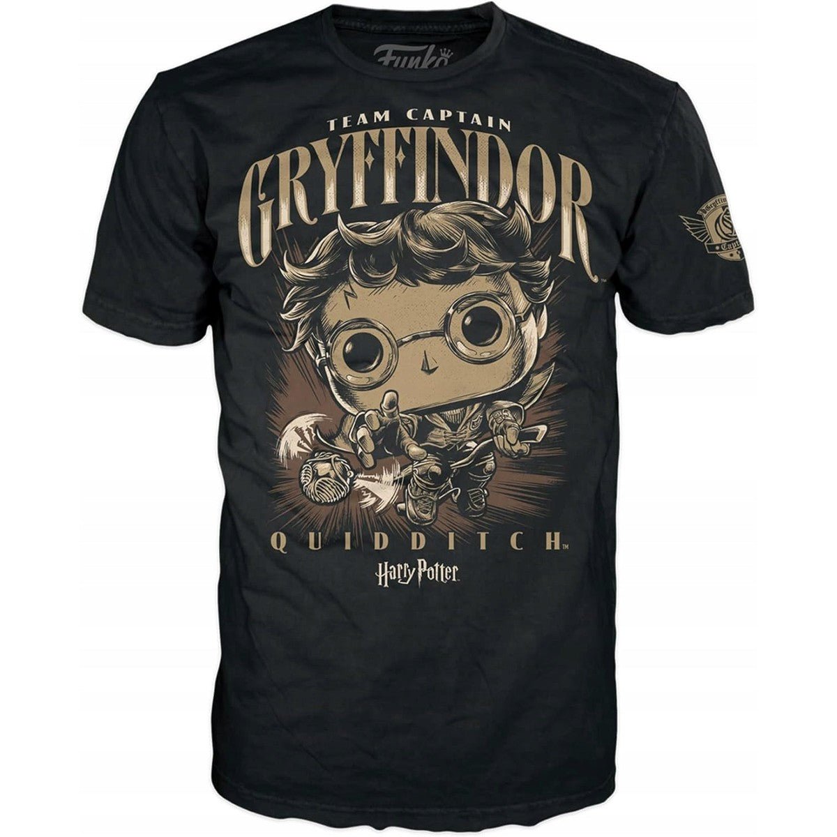Funko! Koszulka w pudełku: Harry Potter - Harry Quidditch - Rozmiar S
