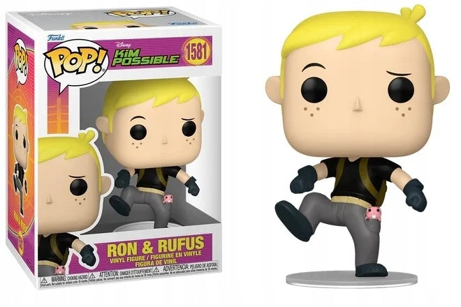 Funko Pop! Ron with Rufus #1581 - Kim Possible