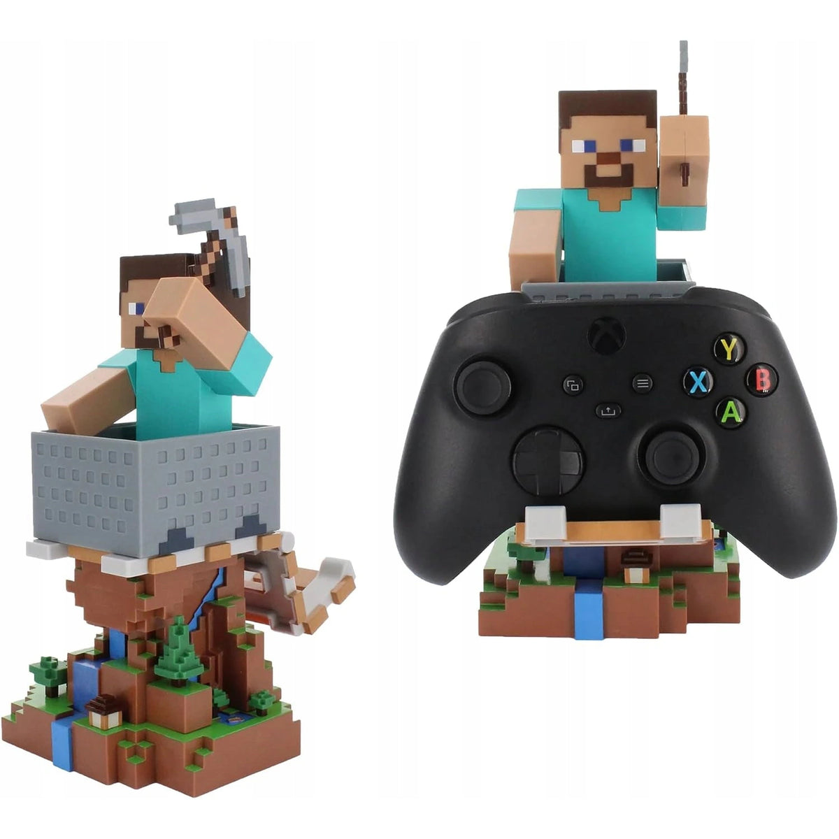Stojak Minecraft Steve z kontrolerem