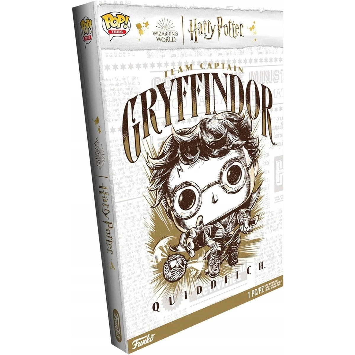 Funko! Koszulka w pudełku: Harry Potter - Harry Quidditch - Rozmiar S