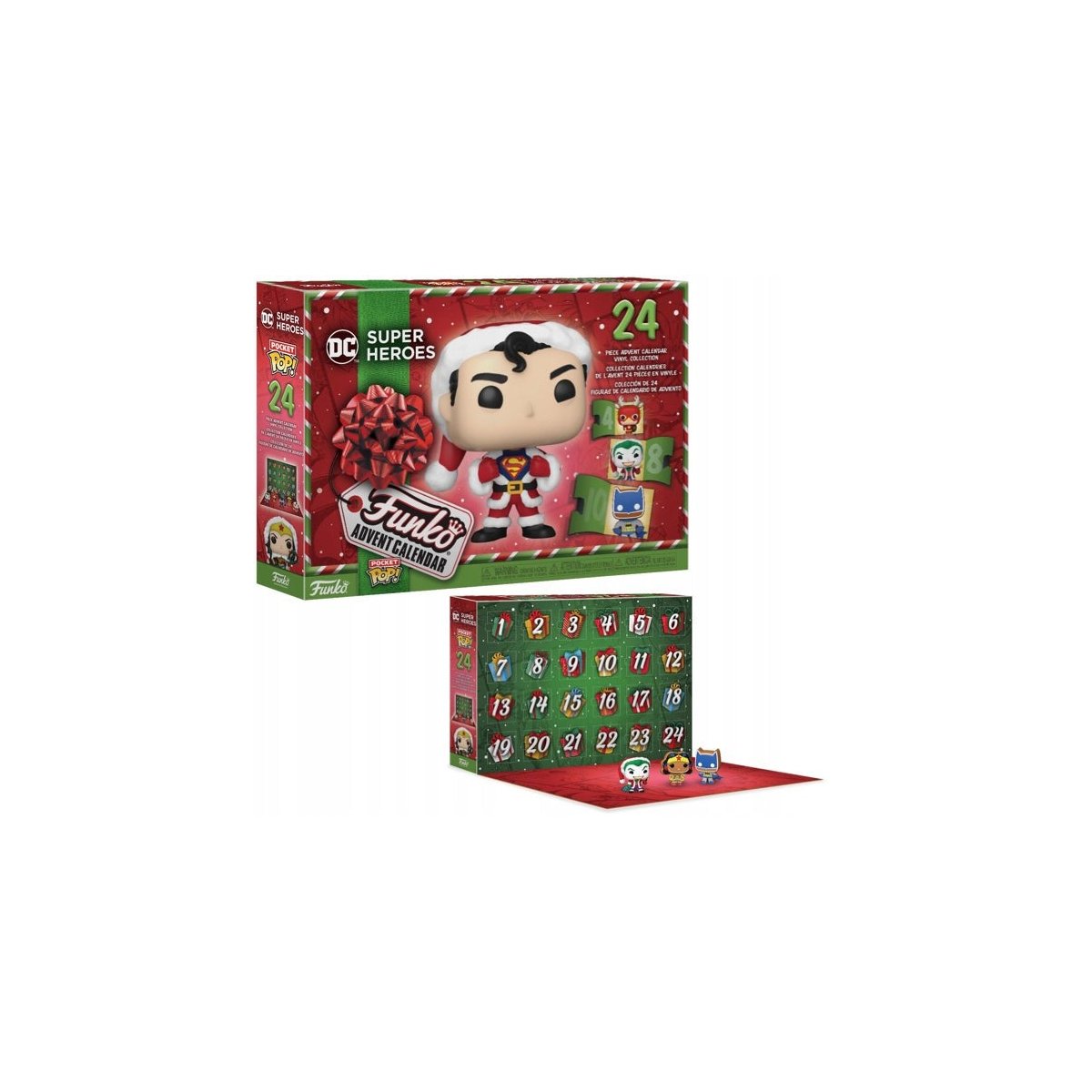 Kalendarz Adwentowy Funko DC Super Heroes - 24 Figurki - Batman i Joker