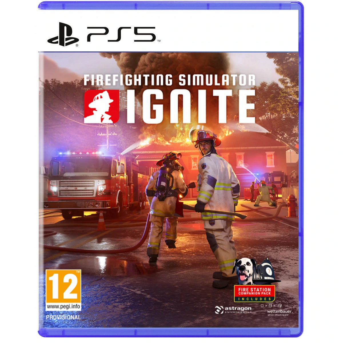 Firefighting Simulator Ignite PS5 - okładka gry