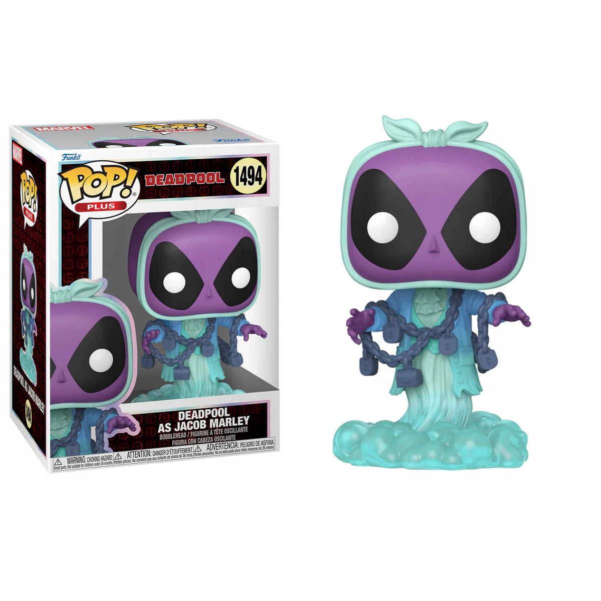 Figurka Funko Pop! Plus Deadpool jako Jacob Marley #1494 – widok produktu 6