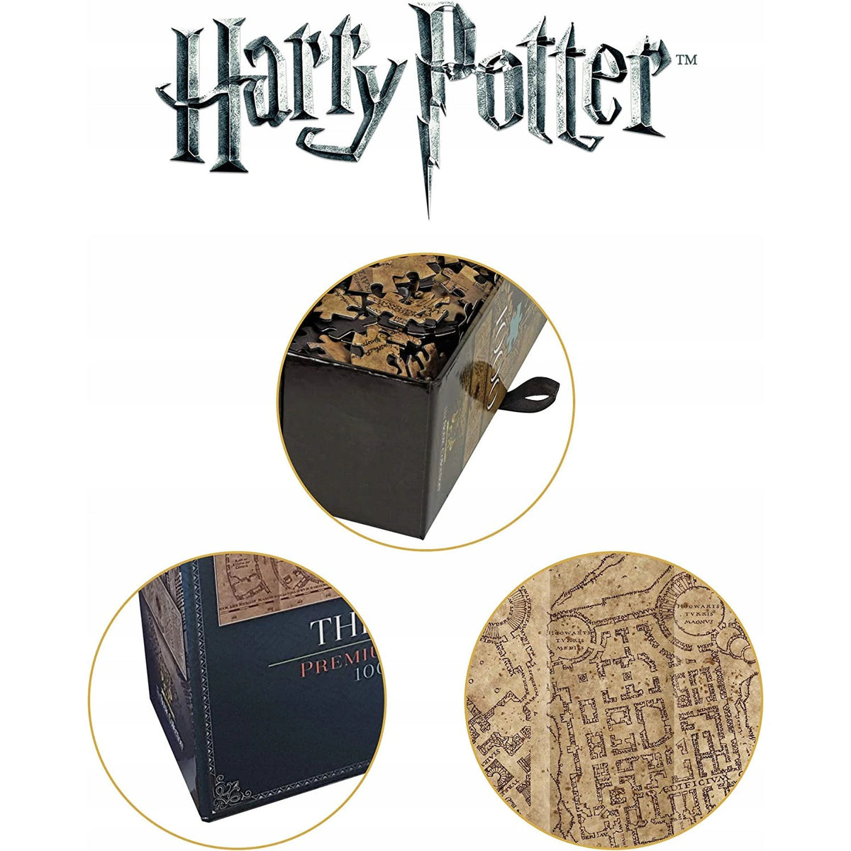 Puzzle Harry Potter: Mapa Huncwotów - 1000 elementów – widok produktu 8