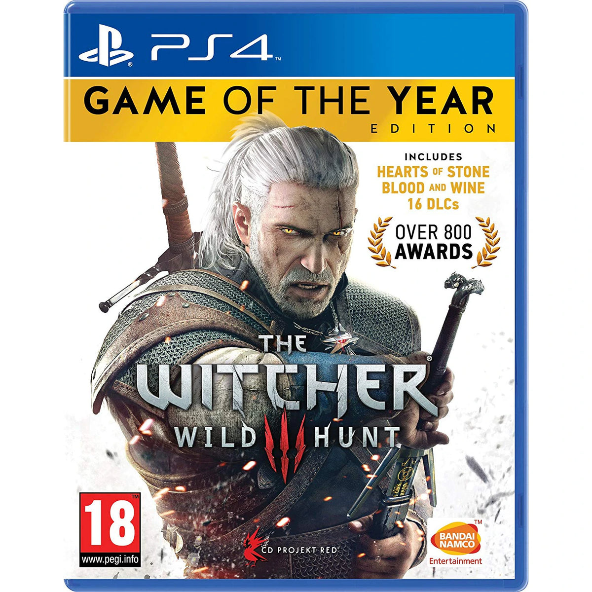 Wiedźmin 3: Dziki Gon Edycja Gry Roku PS4 - okładka gry