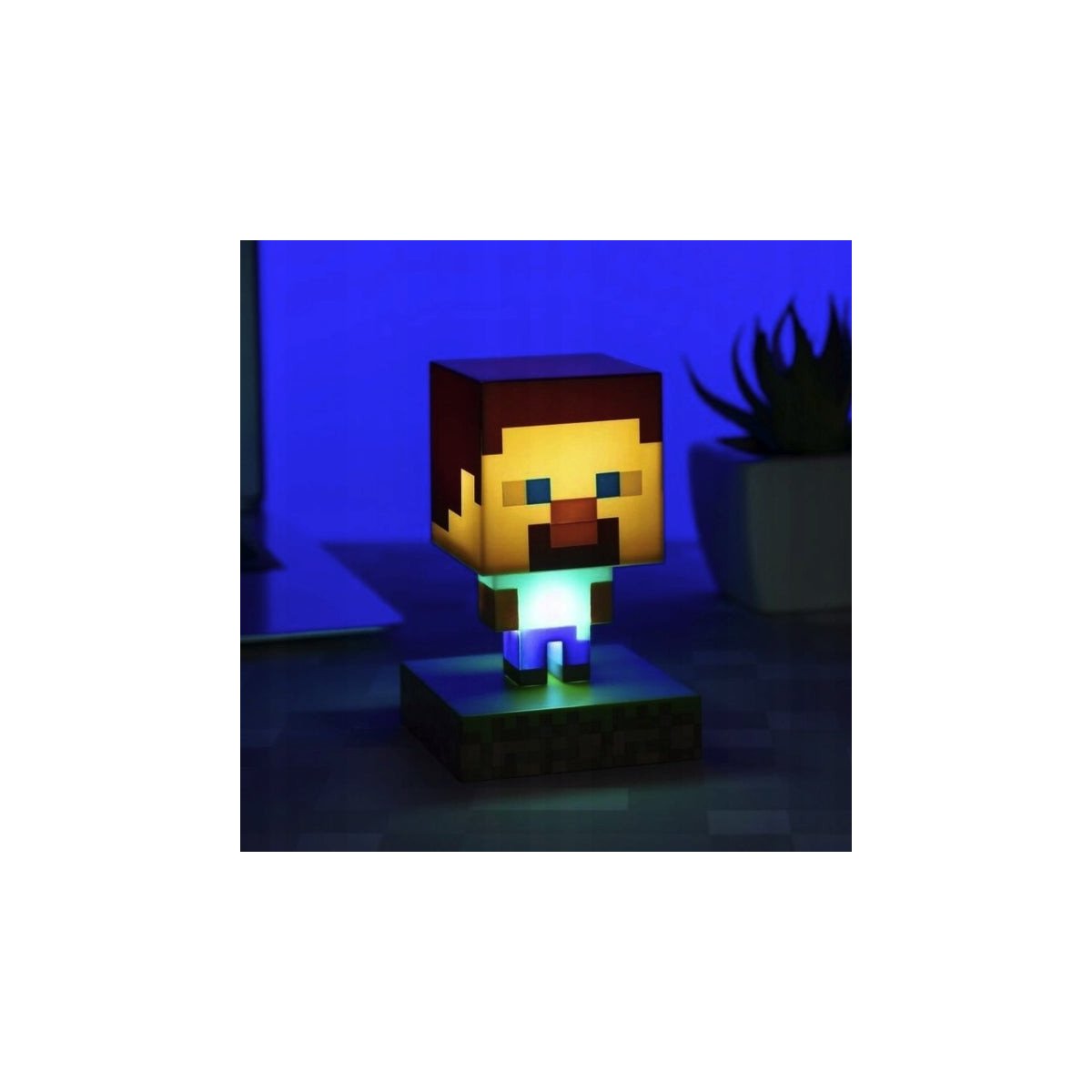 Lampka Minecraft - Steve 3D