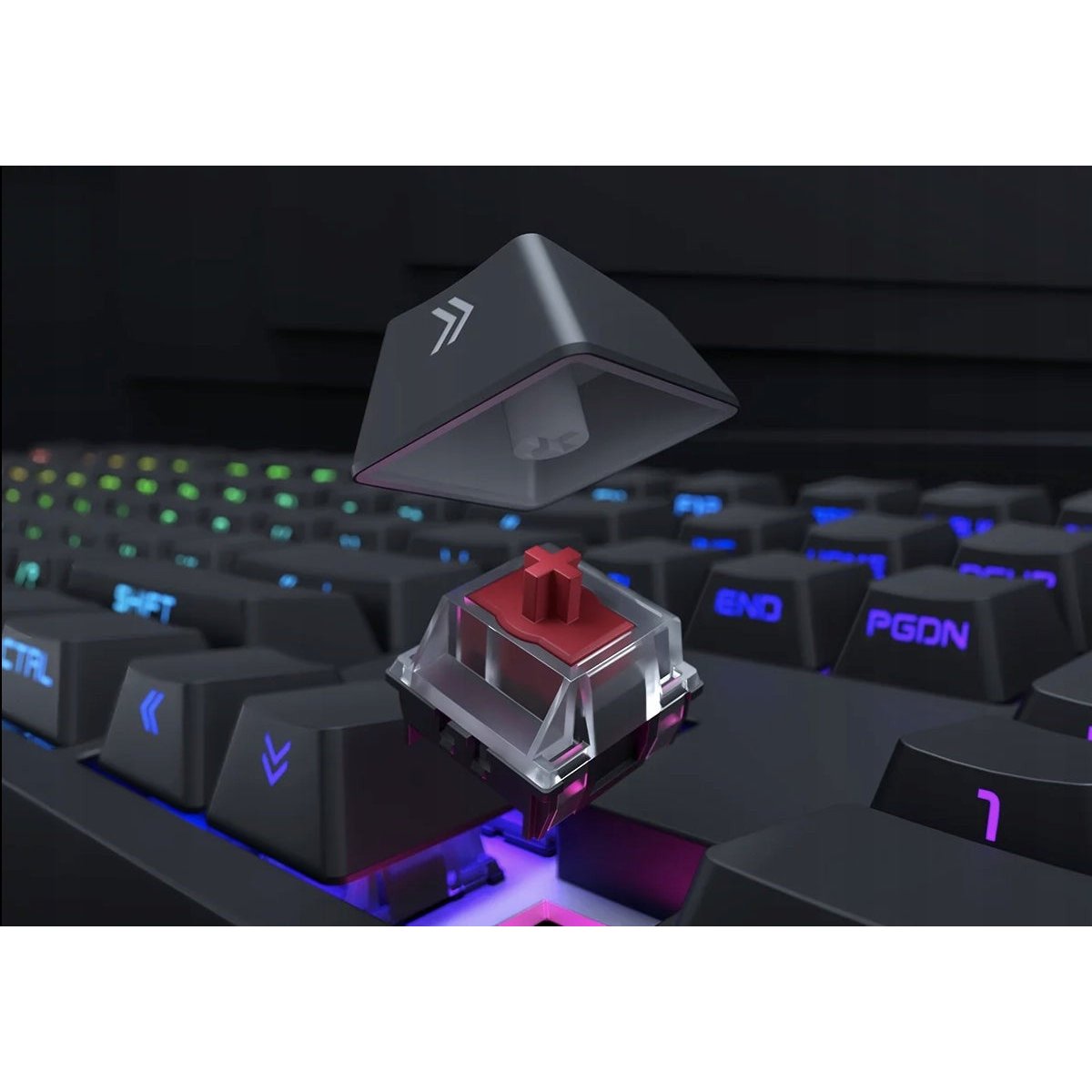 Klawiatura Mechaniczna Dark Project - Pro KD104 ABS Gateron Optical 2.0 Red