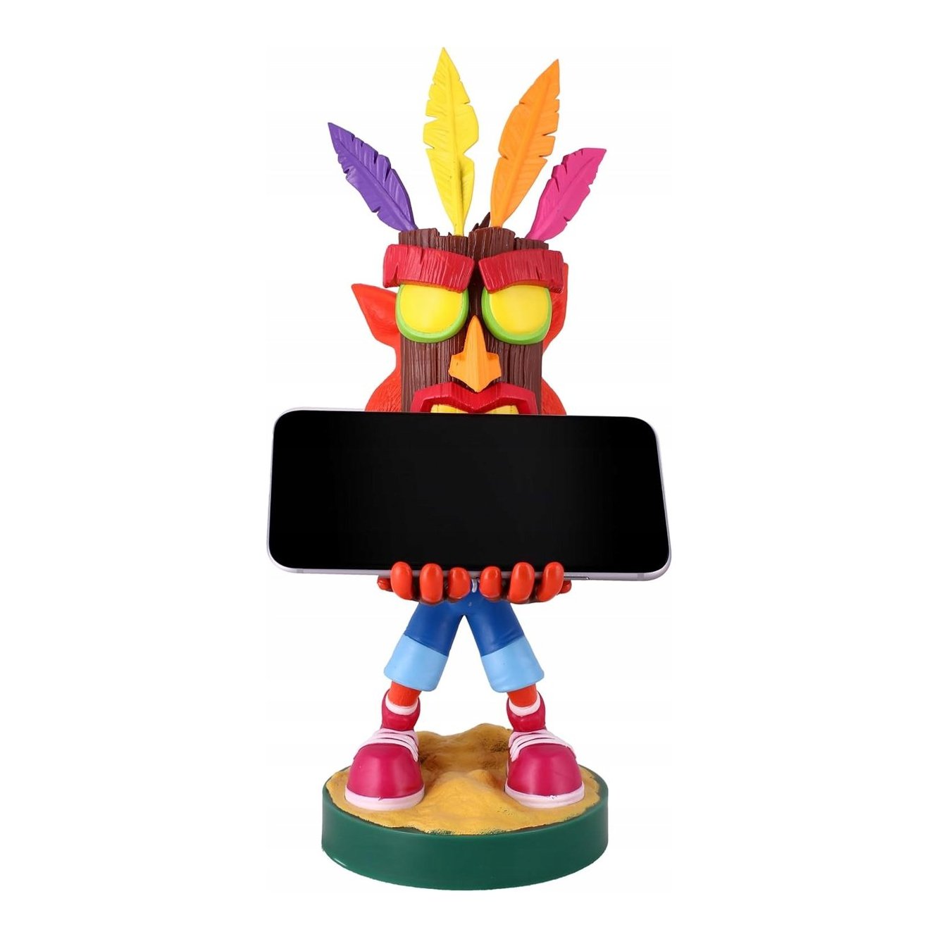 Crash Bandicoot Aku Aku stojak na pad i telefon 24 cm