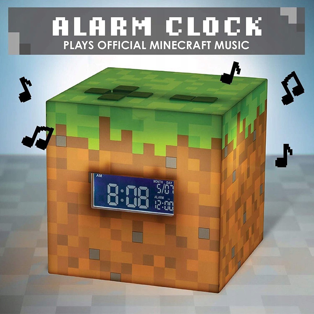 Budzik Minecraft - Grający Zegar
