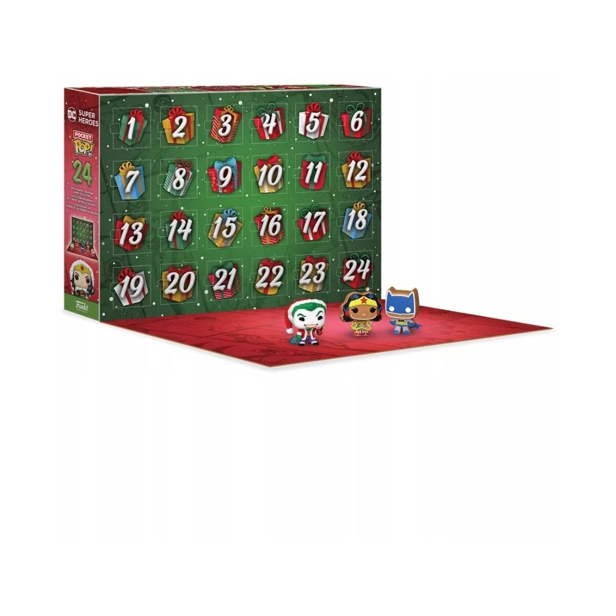 Kalendarz Adwentowy Funko DC Super Heroes - 24 Figurki - Batman i Joker