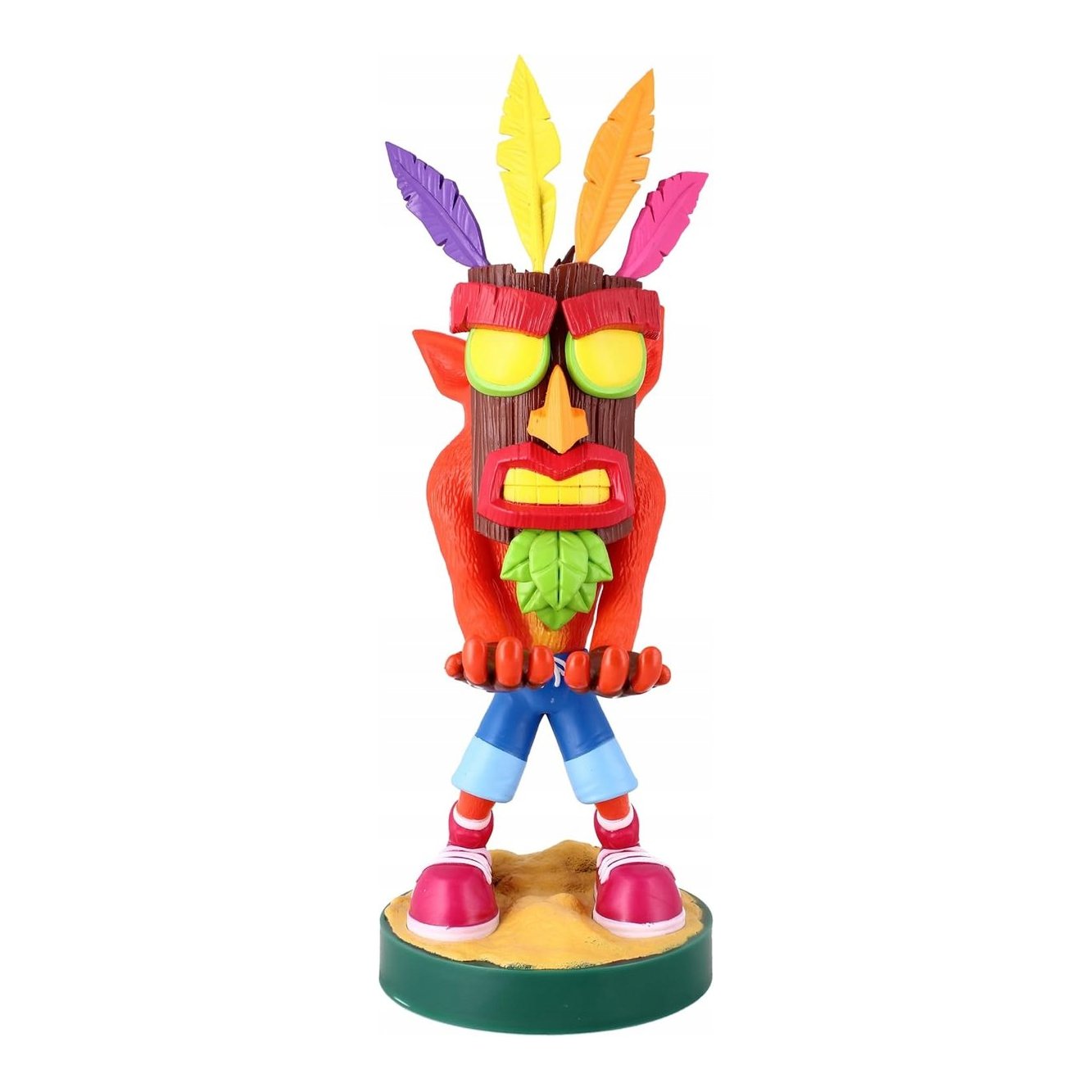 Crash Bandicoot Aku Aku stojak na pad i telefon 24 cm
