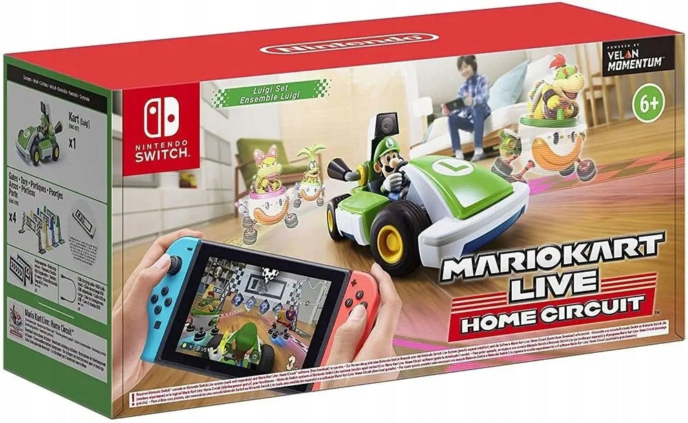 Mario Kart Live Home Circuit Luigi Set — opakowanie