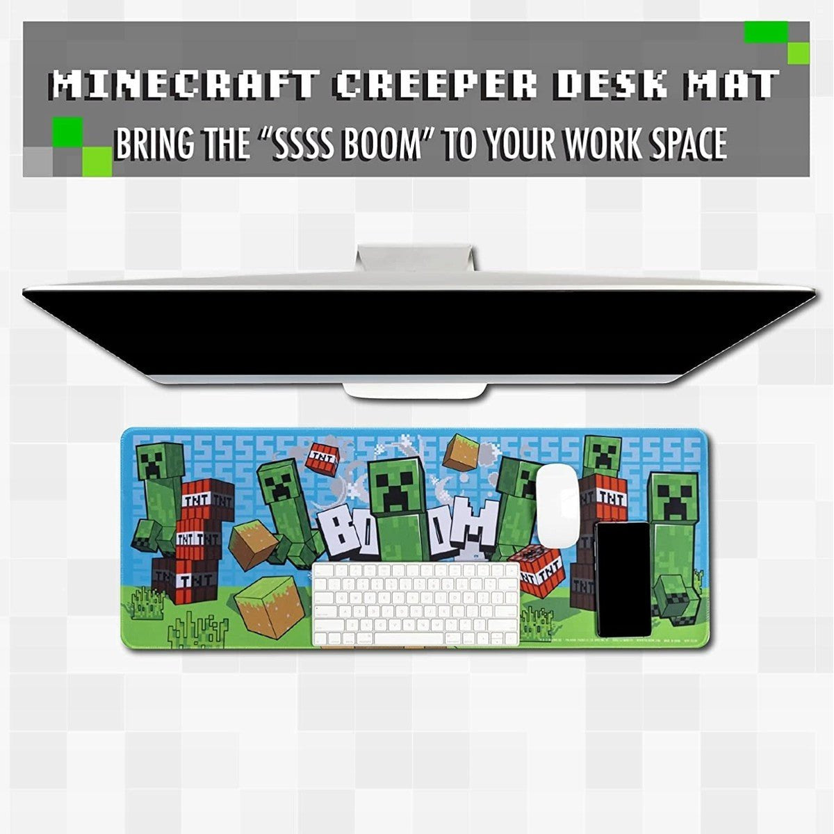 Mata na biurko Minecraft - Creeper