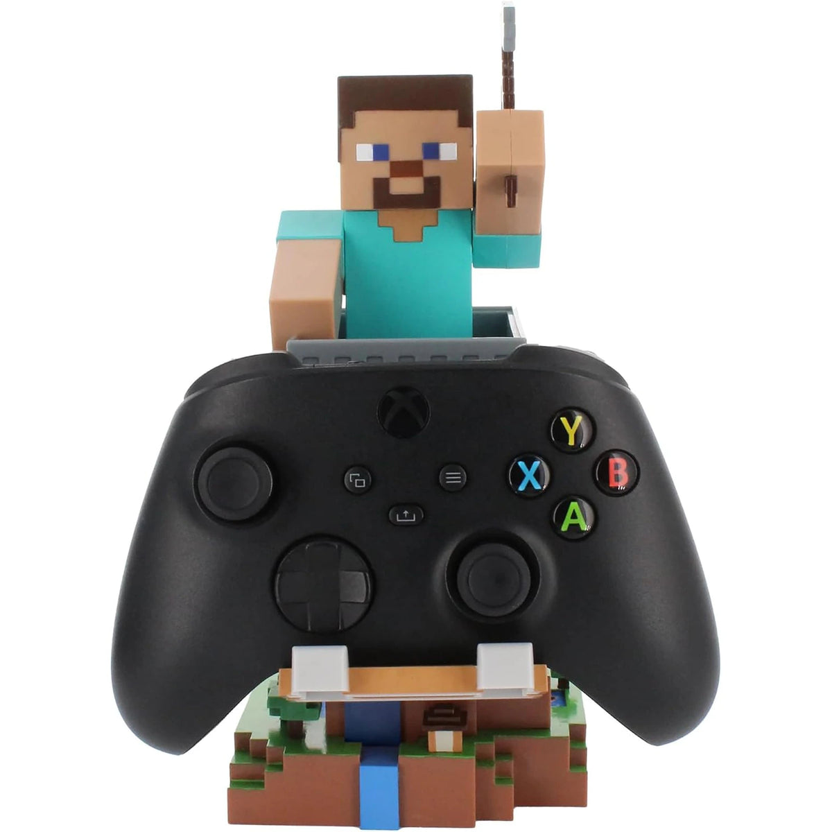 Cable Guys Minecraft Steve podtrzymujący kontroler