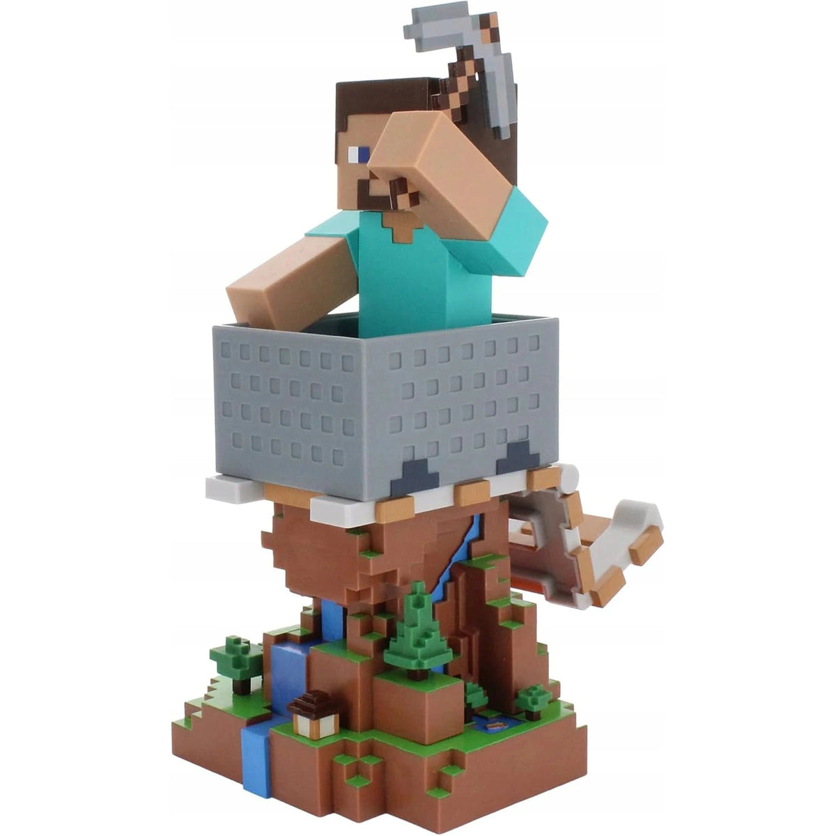 Cable Guys Minecraft Steve – widok z boku
