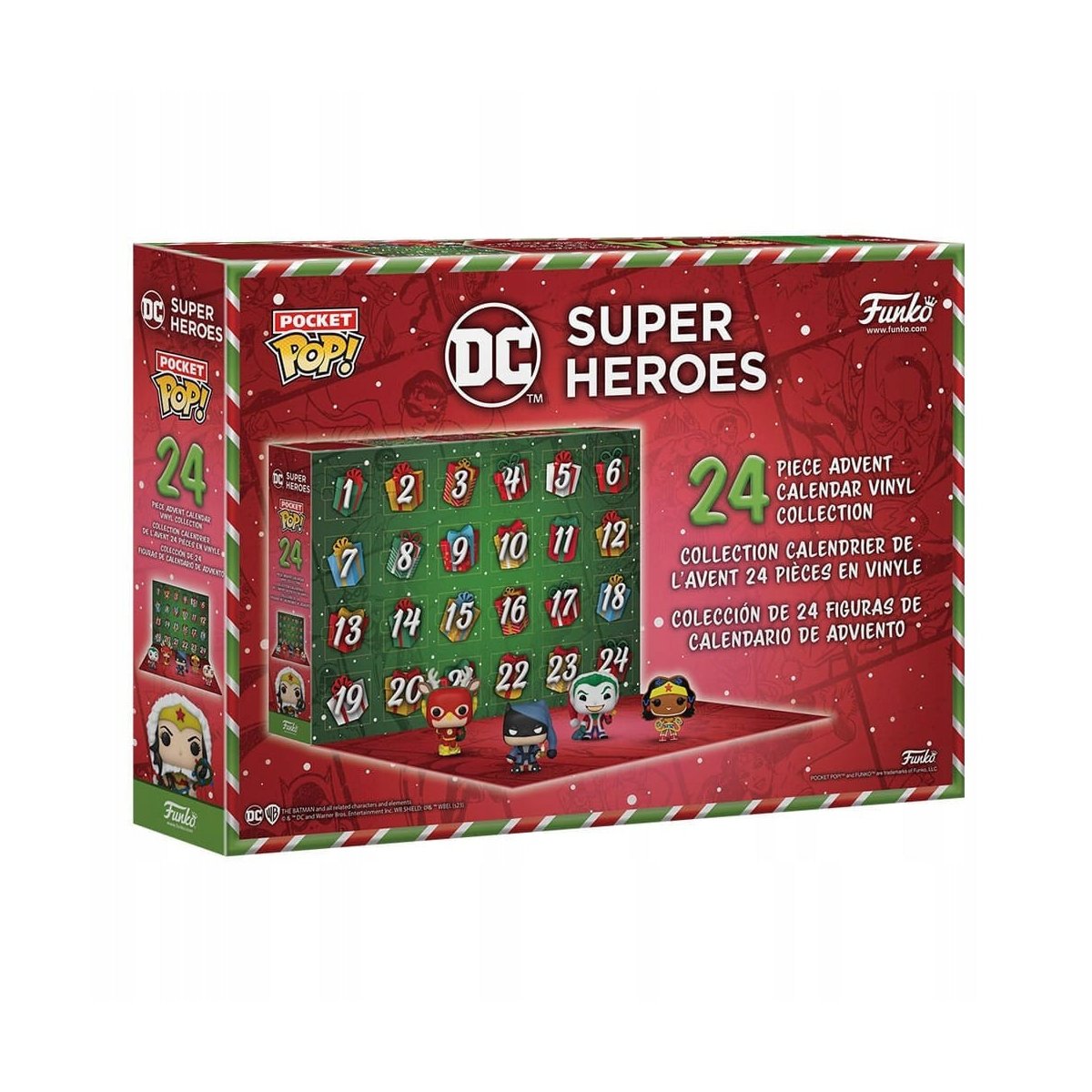 Kalendarz Adwentowy Funko DC Super Heroes - 24 Figurki - Batman i Joker