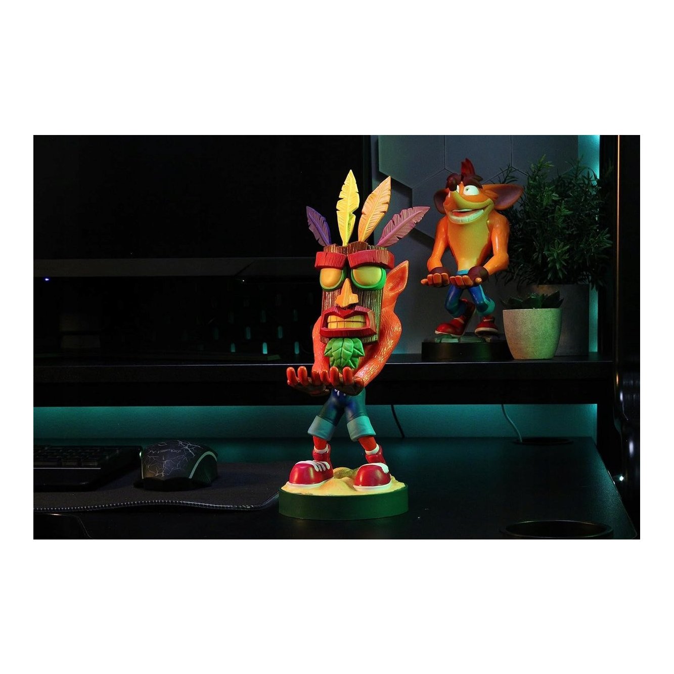 Crash Bandicoot Aku Aku stojak na pad i telefon 24 cm