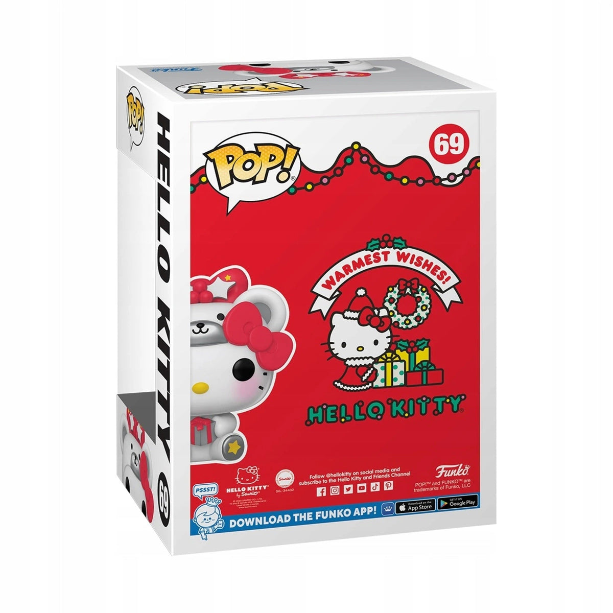 Figurka Funko Pop! Hello Kitty Polar Bear #69 - 16 cm – widok produktu 3