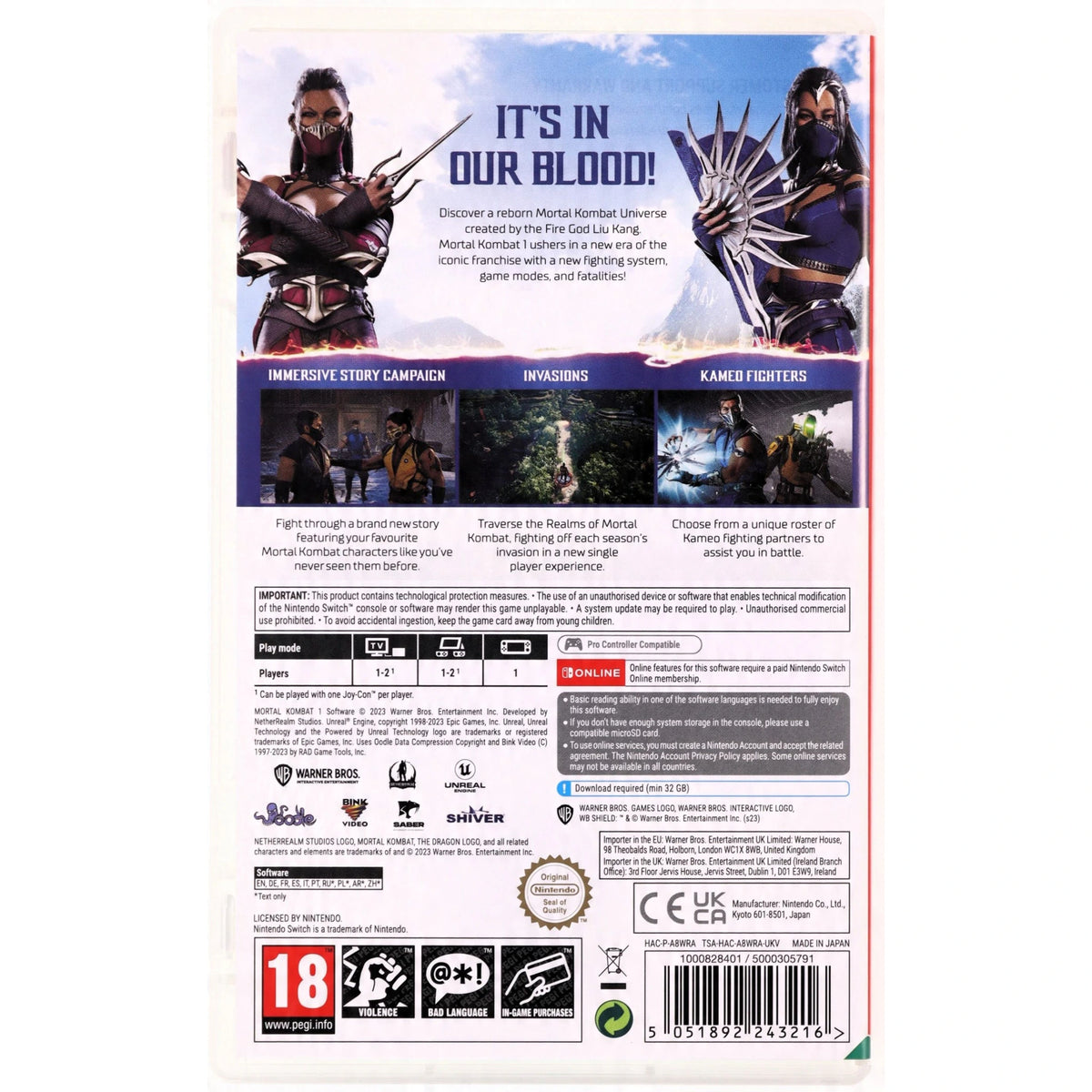 Mortal Kombat 1 + DLC - Nintendo Switch - PL - zdjęcie produktu 3