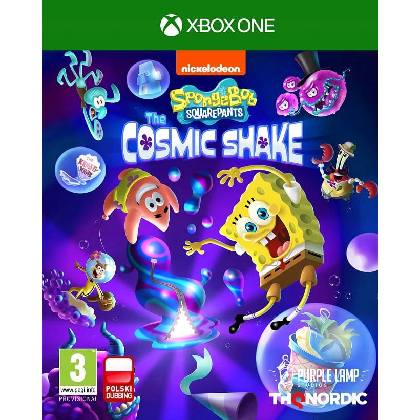 SpongeBob SquarePants The Cosmic Shake Xbox - okładka gry